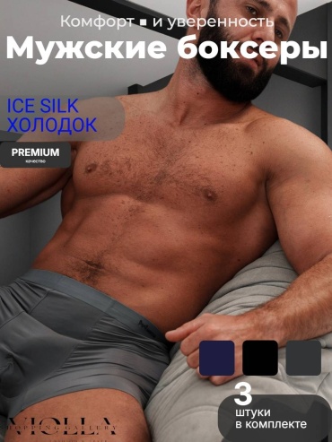 Боксеры VIOLLA Vi синий
