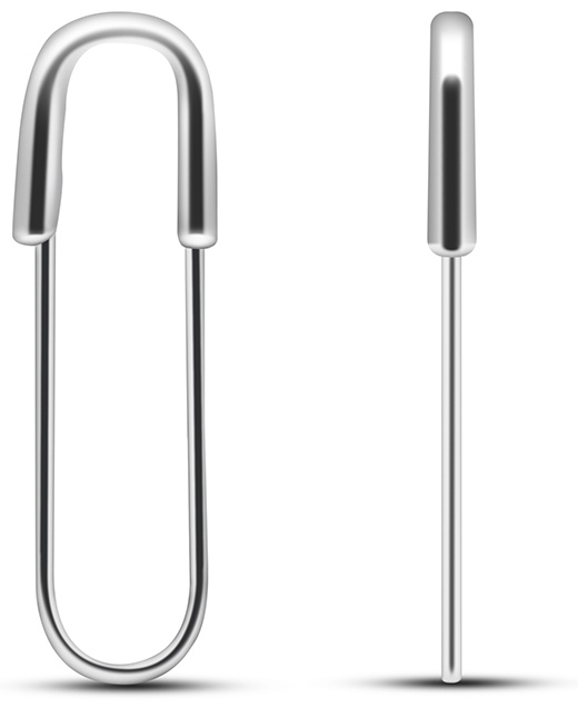 Серьги Lucente Silver EAR-LU-925-036271 вес 1.26 г серебро, без вставок
