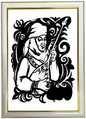 Ansa постер Күй анасы Дина апа 21x30 см
