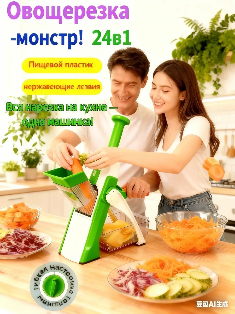 Овощерезка 665751423, пластик