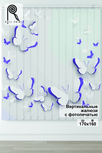 Жалюзи вертикальные Roll Print 160x170 см PHJAL, ткань