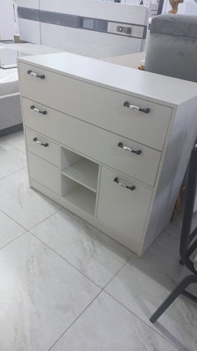 Комод КОМОД СЕЙФ, 100x40x92 см, белый