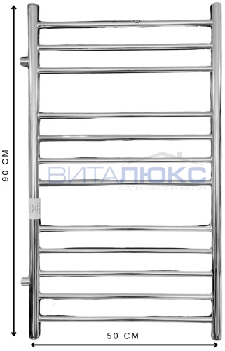 Полотенцесушитель водяной ВИТАЛЮКС Karina WKA, лесенка 50x90 см