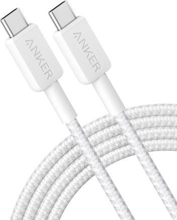Кабель Anker USB TypeC (M), 1.8 м, ANK-A81F6G21-WT белый