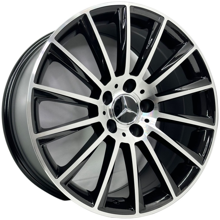 Top Grade 836 8.5x18/5x112 D66.6 ET35 4 диска черный, серебристый