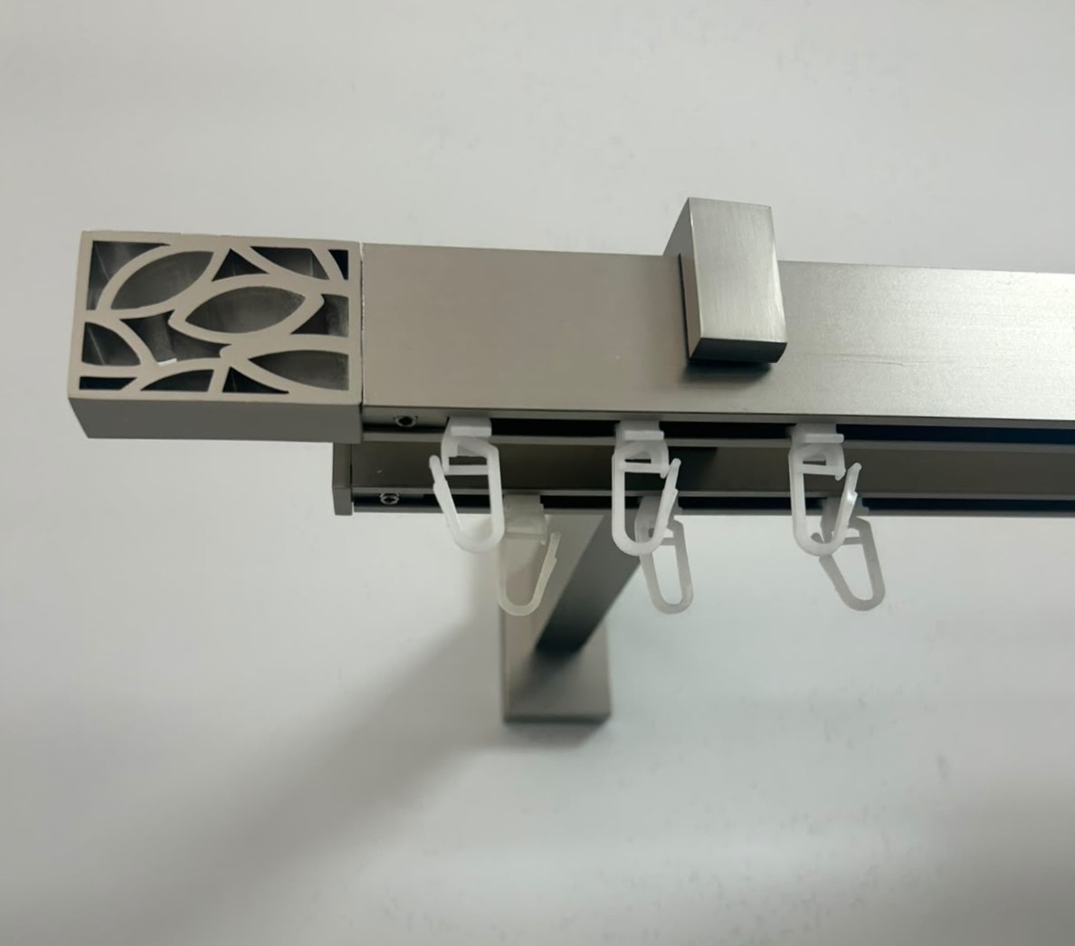 Карниз DSA-decor профильный двухрядный серый 480 см
