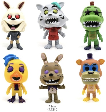 Defatoys FNAF Аниматроники Фнаф Пять ночей Фредди 10 см 6 шт