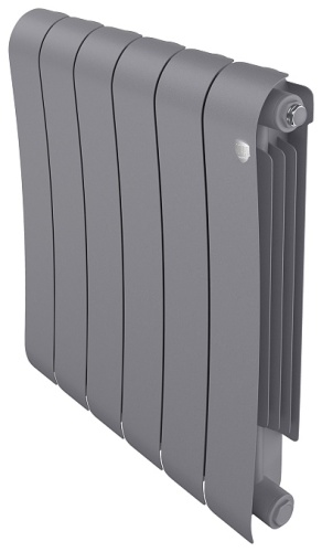Royal Thermo секционный ROYAL THERMO Infinity 80/500 Silver Satine - 6 секций биметаллический, кол-во секций: 6