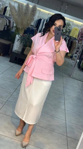 Костюм деловой Fashion Fashion белый, розовый