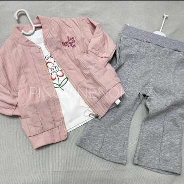 Комплект Kids Moda серый, розовый