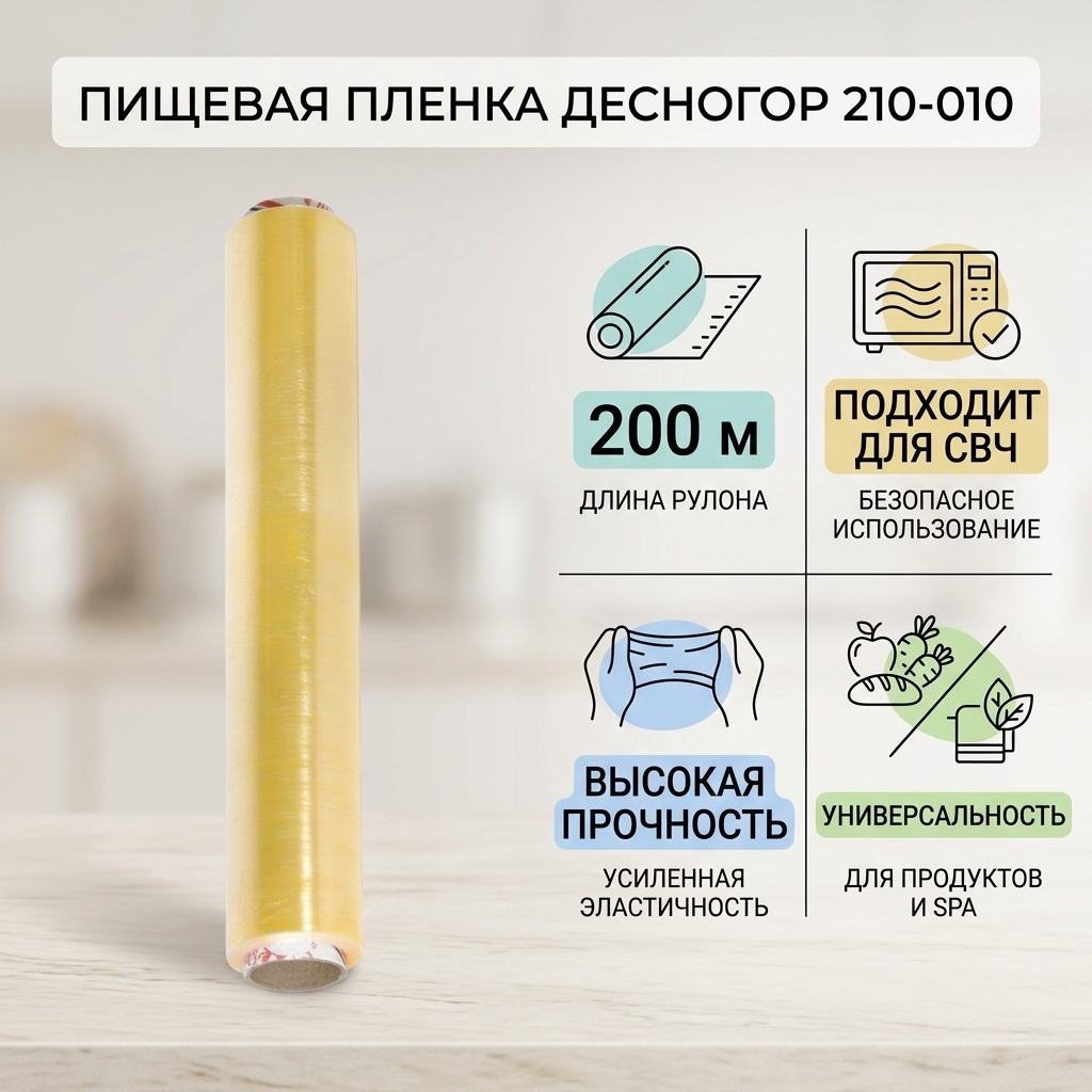 ДЕСНОГОР пищевая пленка 210-010 для хранения продуктов
