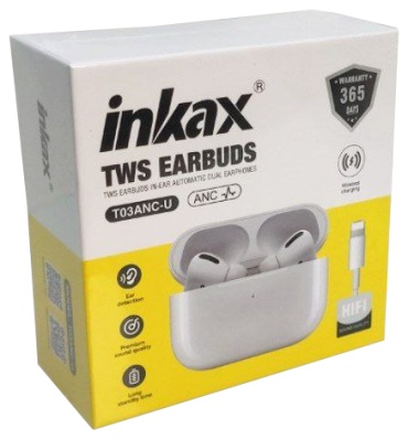 Наушники Inkax T03ANC-U белый