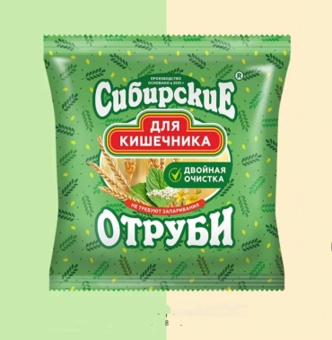 Сибирская клетчатка диетическое лечебное питание Отруби очищающие для кишечника с пищевыми волокнами