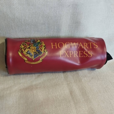 Пенал-косметичка Harry Potter Гарри Поттер, Хогвартс экспресс, застежка молния, красный