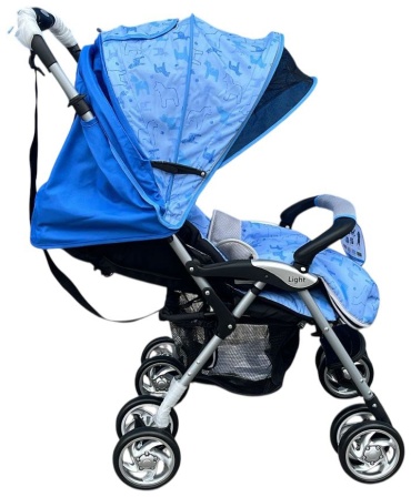 Коляска прогулочная Baby store S-12, голубой