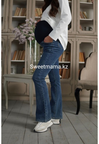 Джинсы клеш Sweetmama.kz синий