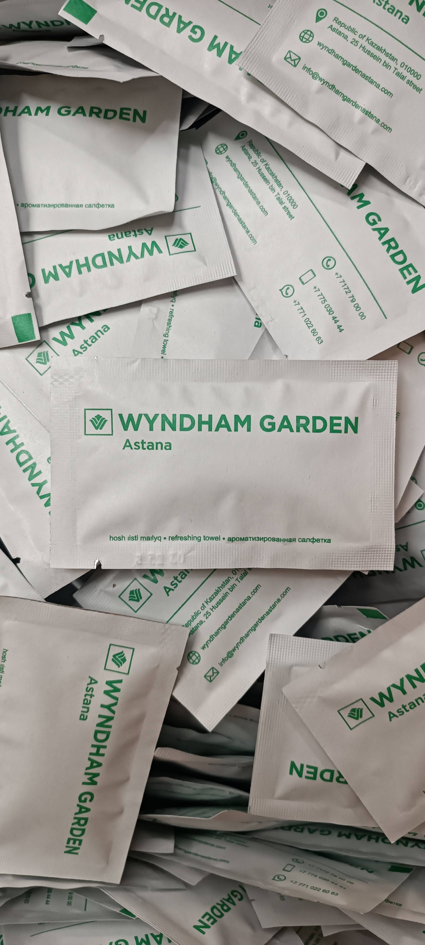 Влажные салфетки MAX Wyndham Garden 1000 шт