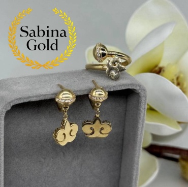 Sabina Gold KMP-SBN-029 вес 5.67 г золото, фианит