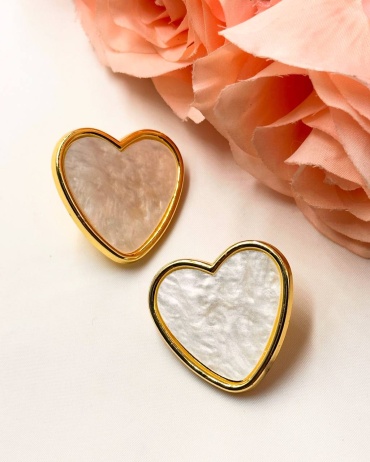 Серьги Fashion Jewellery медицинская сталь, эмаль