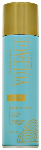 KHARISMA VOLTAGE PHYTO-KERATIN объем для тонких волос (с кератином и коллагеном) лак средняя фиксация 250 мл