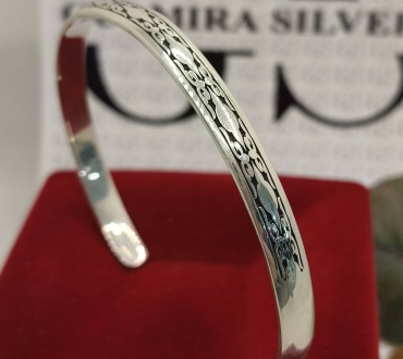 Gulmira Silver КүмісБілезік 14.5/925/20 длина 20 см, вес 14.5 г серебро, плетение обод