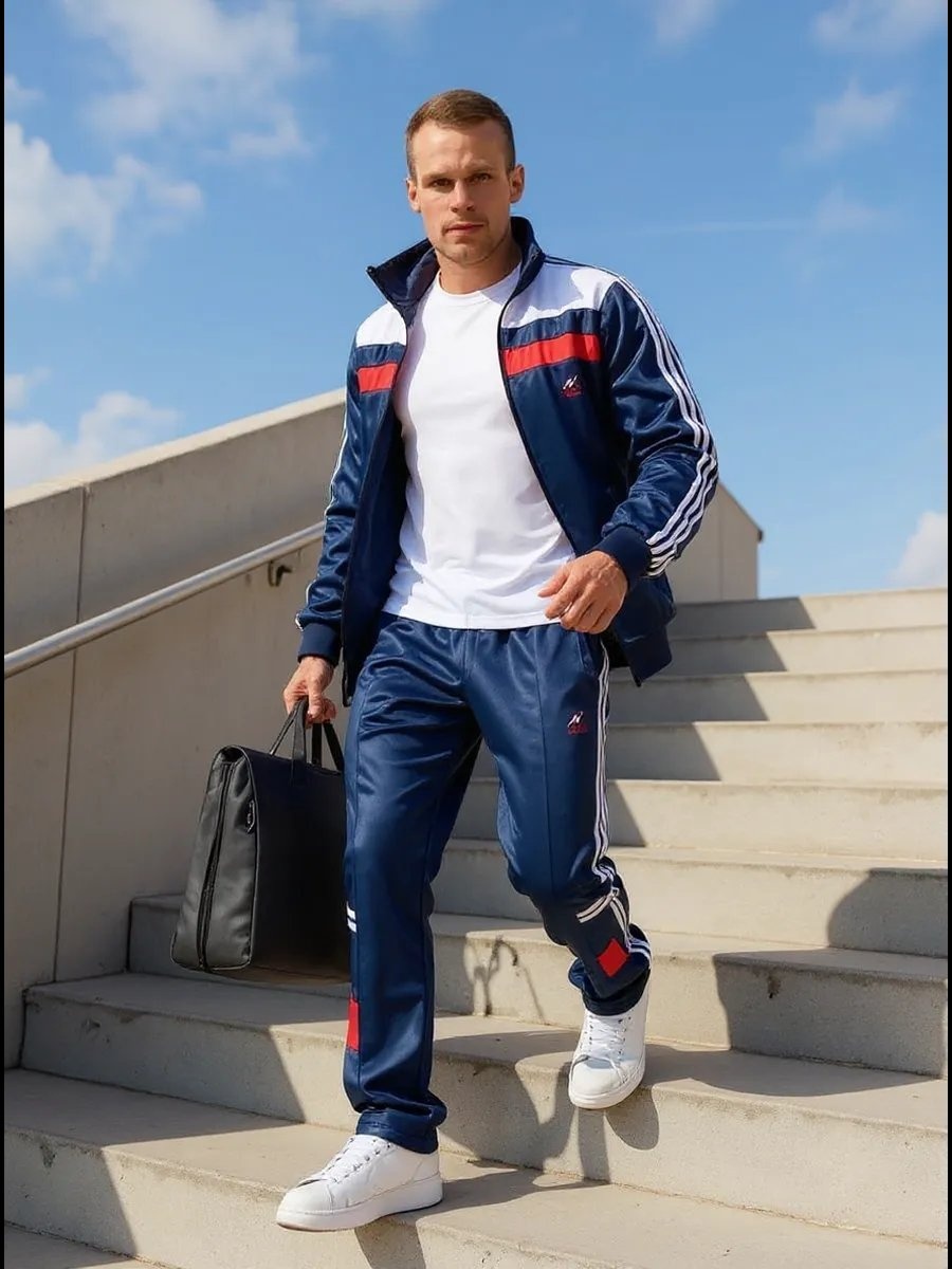 Повседневный костюм ZNK Sport белый