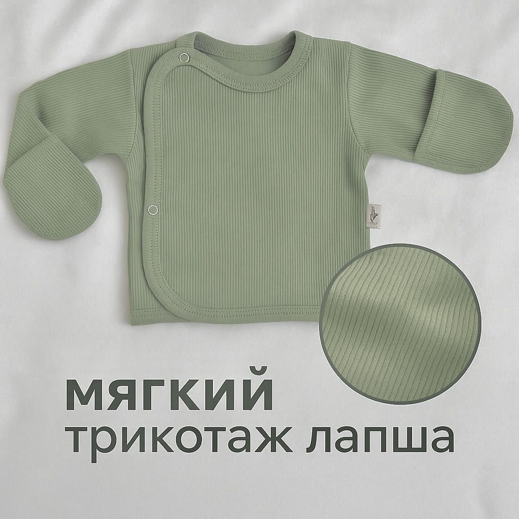 Распашонка DUDU хаки