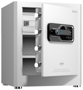 Сейф DELI AE130WH ключевой, электронный, биометрический замок (380х450х320 мм)