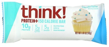 Think! батончик Protein+ Cupcake Batter 10 шт