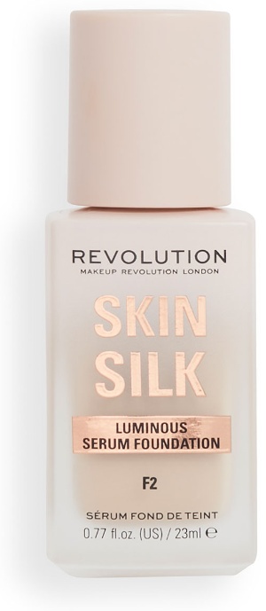 REVOLUTION Skin Silk Luminous Serum Foundation тональный крем №F2 с золотистым подтоном 23 мл
