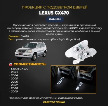 CASP подсветка GX470-SV