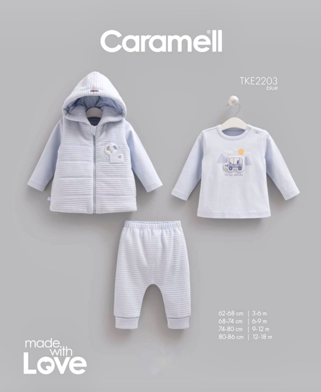 Комплект Caramell голубой