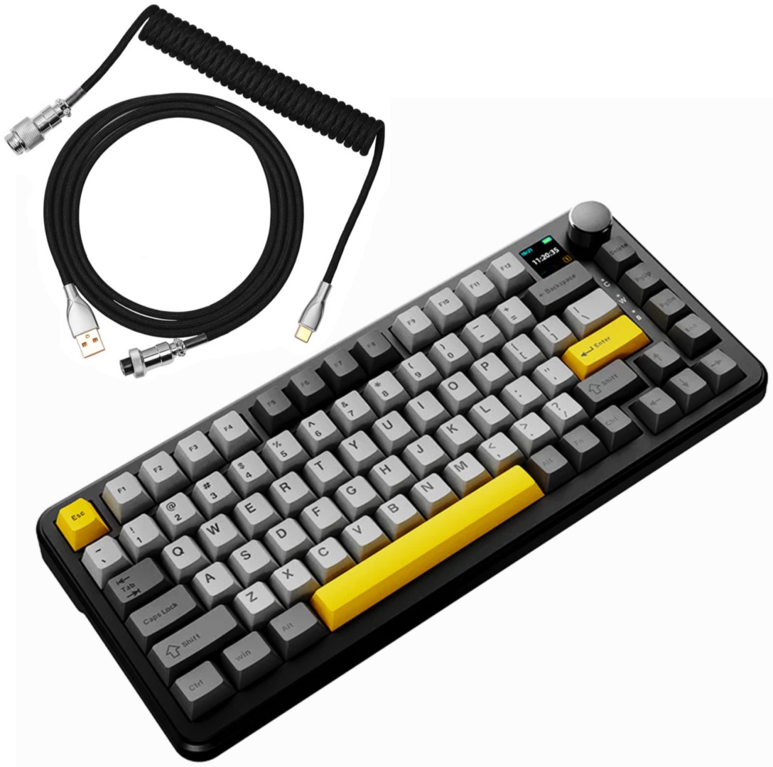 Клавиатура Ajazz AK820 Pro Max серый