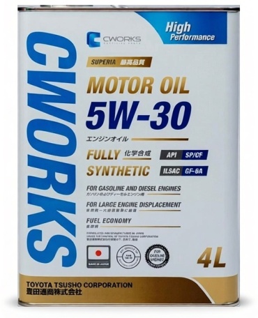 Синтетическое CWORKS CWORKS SUPERIA 5W30 5W-30 4 л