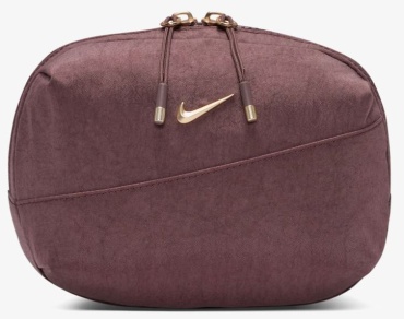 Сумка поясная Nike нейлон фиолетовый, золотистый