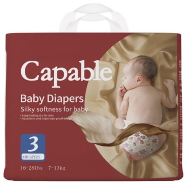 Подгузники Capable Sleep & Play M, 3, 34 шт