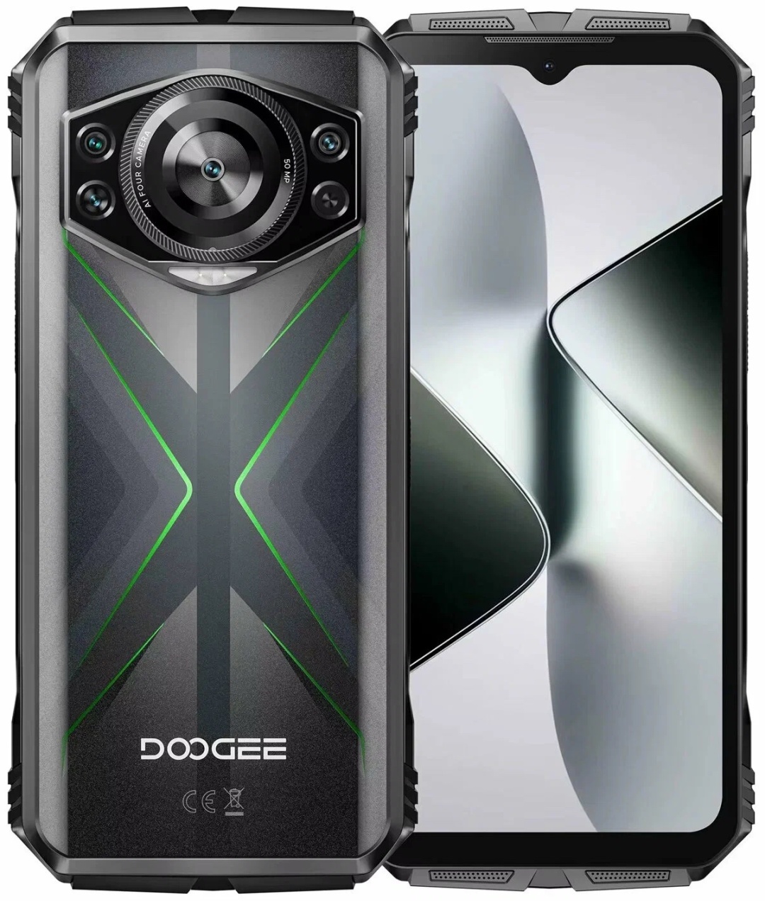 Смартфон DOOGEE S118 8 ГБ/512 ГБ зеленый