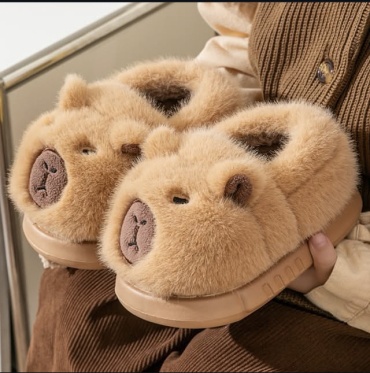 Тапочки коричневый