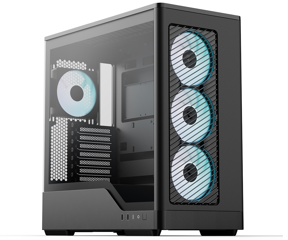 Корпус AeroCool D520A-BK-v1 черный