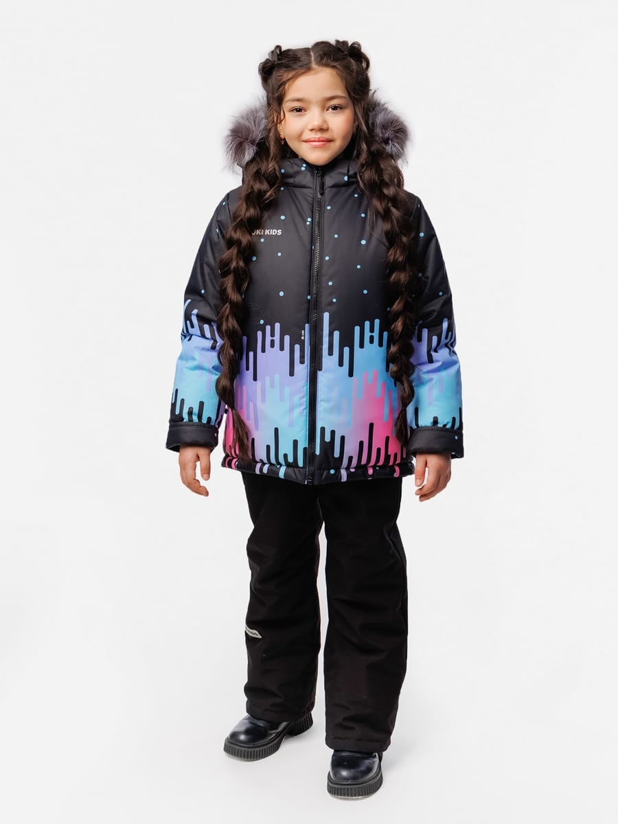 Комплект с комбинезоном Uki kids черный