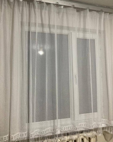 Занавеска 280x170 см 1 шт, сетка, белый