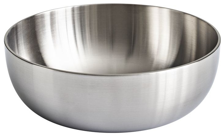 Миска 28х28 см, нержавеющая сталь, 1 шт