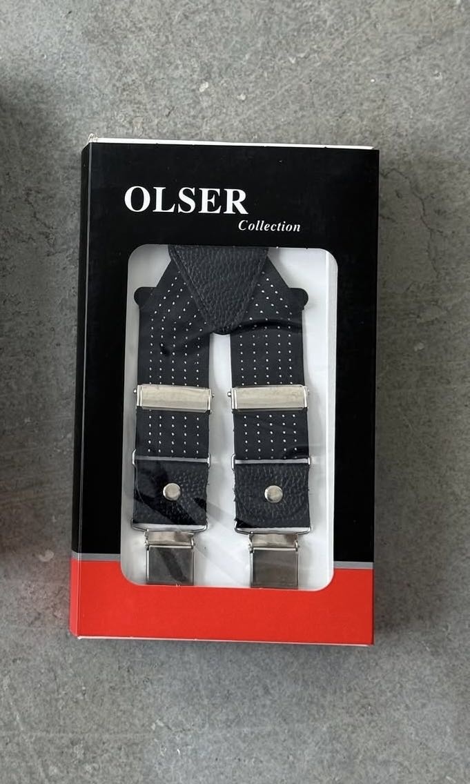 Подтяжки OLSER длина 150 см, ширина ленты 3.3 см