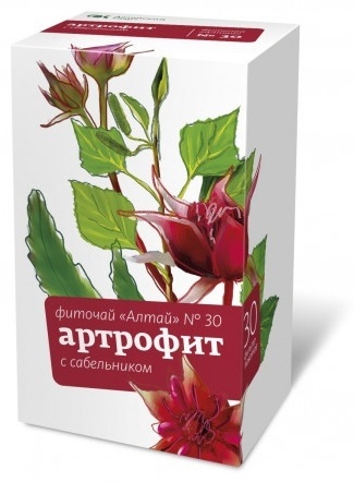 Алтайский кедр сбор трав Фиточай Алтай №30 Артрофит с сабельником 60