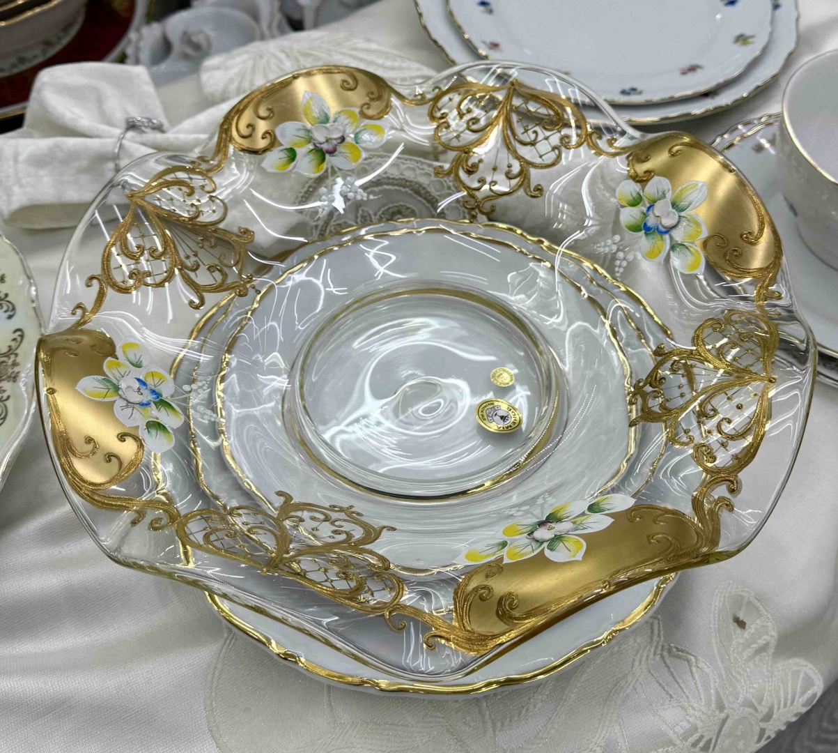 Bohemia Crystal фруктовница SMALT Crystal Talir 30 crystal фигурная 1 шт