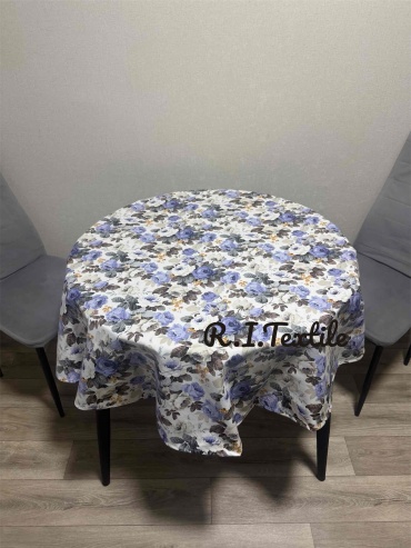 Скатерть R.I.Textile 130130 130x130 см, полиэстер, хлопок, дак, 1 шт