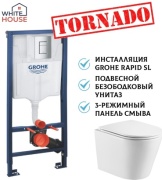 Grohe унитаз с инсталляцией 38772, санкерамика