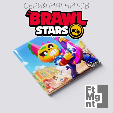FtMgnt магнит-сувенир Brawl stars 35 1 шт