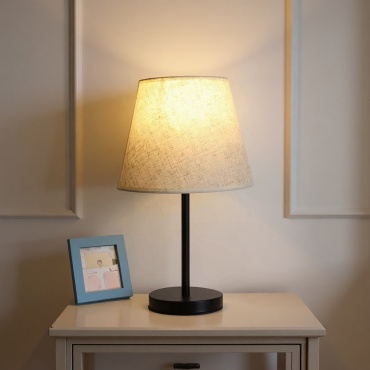 Настольная лампа 2278 LED, 5 Вт, пластик, ткань