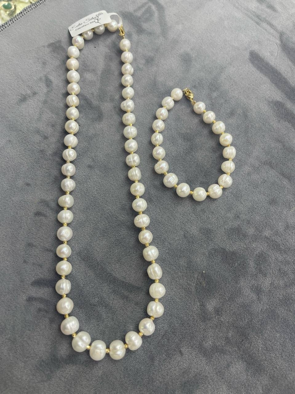 Колье Sulu Silver Бусы14000/119553/0625 Жемчуг длина 50 см вес 69.6 г золото, культивированный жемчуг